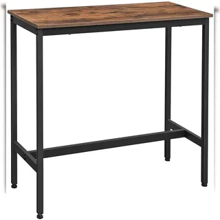VASAGLE Bistrotisch braun 100,0 x 40,0 x 90,0 cm