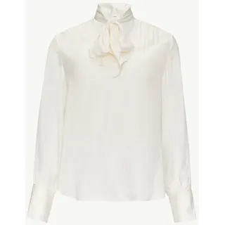 S.Oliver BLACK LABEL Satinbluse mit Schluppe Ecru 42