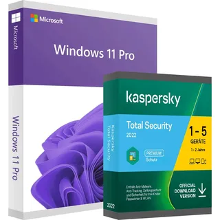 Windows 11 Pro & Kaspersky Total Security 2025 zum Knaller Preis als Bündel b...