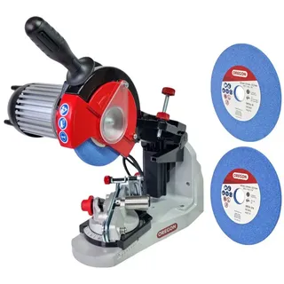 Oregon Professional 230 Volt Sägeketten-Schleifmaschine mit Hydraulischer Kettenklemmung, Universeller Sägekettenschärfer, für Alle Kettensägen-Ketten (620-230)