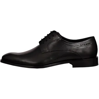 bugatti Herren Businessschuhe, Männer Business Schnürer, Wechselfußbett,lace-up Shoes,Low-tie,schnürschuhe,Anzugschuhe,schwarz (1000),43 EU / 8.5 UK