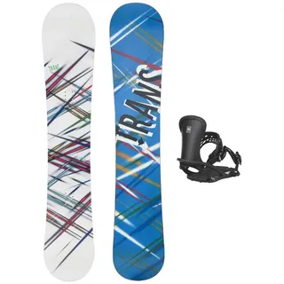 F2 Trans Set Snowboard Style Weiss 152cm mit Pipe Bindung M Sale