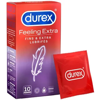 DUREX Feeling Extra Kondome für Männer, 10 Stück