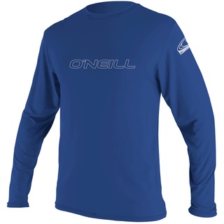 O'Neill Herren Basic Skins L/S Tee Rash Vest, Pacific, 3XL