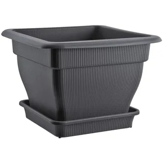 Buri XXL Blumentopf 60 x 60 cm grau