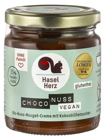 HaselHerz Choco Nuss Creme vegan bio