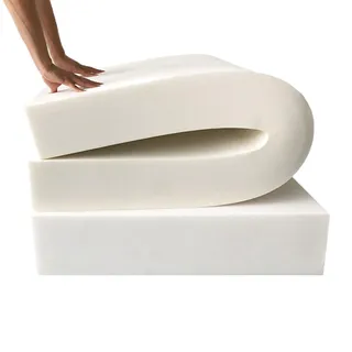 Benutzerdefinierte Schaumstoff Polster, Hohe Dichte Schaum, Weiß Schaumstoff für Sofa, Ersatz-Schaumstoff, Sitzpolster, Haustierbett, Schaumstoff Zuschnitt (Dicke 8cm,45x45cm)