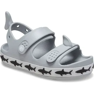 Crocs Crocband Cruiser Shark Sandalen Für Kleinkinder - Light Grey, 23-24