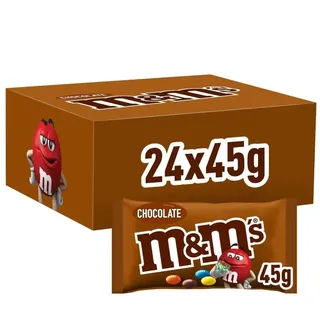 M&Ms Schokolinsen 24 Packungen 45 g