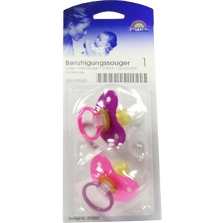 Baby Frank Kirschform Latex 0-6 Monate 2 Stk. Bicolor-pink