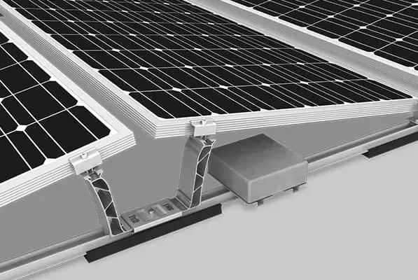 K2 Systems D-Dome Set für 32 Module auf Flachdach PV Unterkonstruktion
