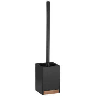Kela WC-Garnitur Cube Polyresin Schwarz