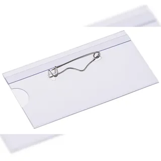 Europel Namenschild mit Nadel Befestigung 75x40mm / 24 Stück, 121263