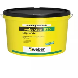 None weber.tec 935 - Hydraulisch abbindender, chloridfreier Stopfmörtel 10 Kg
