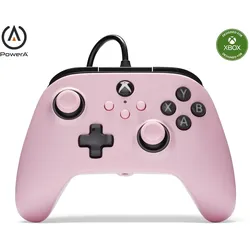 PowerA Wired Controller (PC, Xbox Series S, Xbox Series X), Gaming Controller, Pink