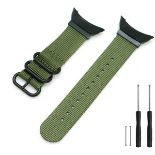 Armband Kompatibel mit Suunto Core All Black, 22mm Width Nylon atmungsaktiv Ersatzarmband, Sport Uhrenarmband für Suunto Core All Black Watch(Armeegrün)