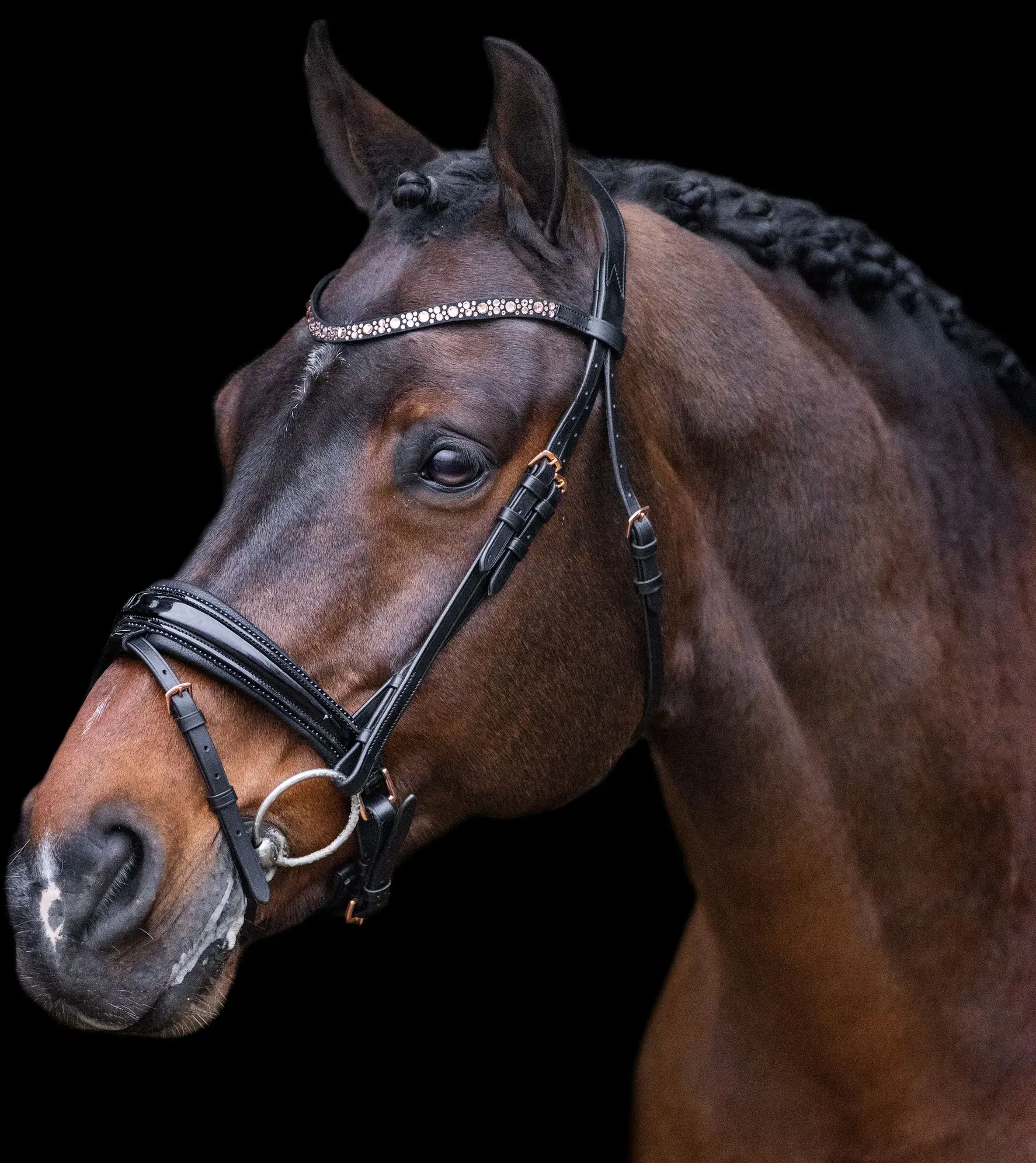 Imperial Riding Trensenzaum IRHOlympia black-rose gold, Größe: Full