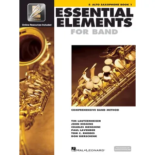HAL LEONARD Essential Elements for Band - Eb Alto Saxophone Book 1 with Eei