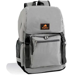 CampFeuer Kühlrucksack 20 Liter | leicht und wasserdicht | grau | Isoliertasche