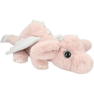 DEPESCHE 13428 TOPModel - Kuscheltier Drache in Rosa, ca. 50 cm großes Plüschtier mit silbernen Flügeln