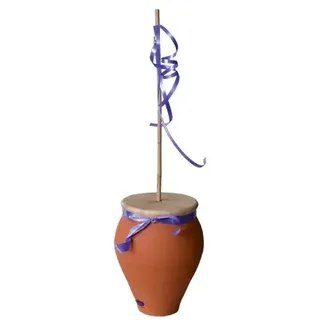 Zambomba grande Tradicional. 21 cm altura x Ø14 cm