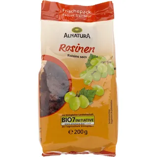 Alnatura Bio Rosinen Trockenfrüchte 200,0 g