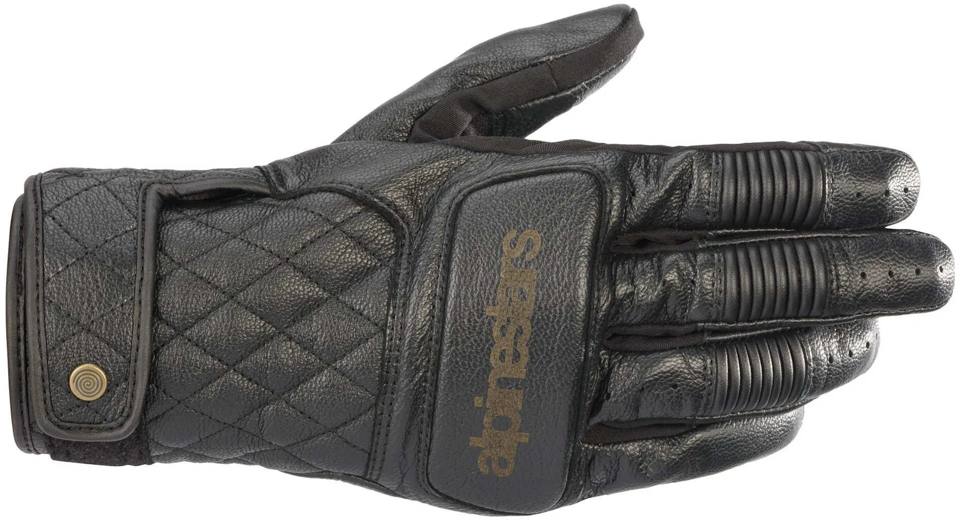 Alpinestars Brass classic Lederhandschuhe schwarz - S