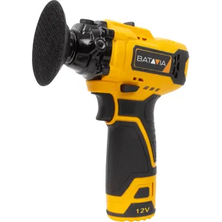 Batavia Akku-Poliermaschine/Exzenterschleifer 75 mm 12V - Inkl. 2.4A Schnellladegerät - Fixxpack