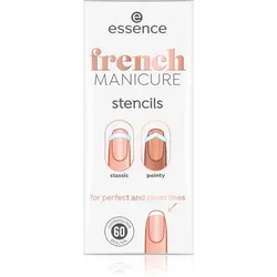essence French MANICURE Schablonen für die französische Maniküre 60 St.