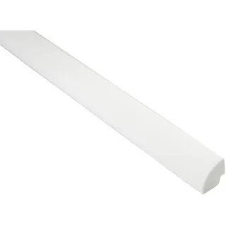 Primo Kantenleiste Primo Viertelstab 90 cm 16 x 16 mm weiß, Kunststoff weiß
