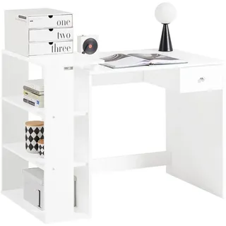 SoBuy Schreibtisch FWT35-W Weiß