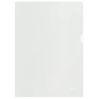 Esselte Sichthüllen DIN A4 transparent genarbt 0,10 mm