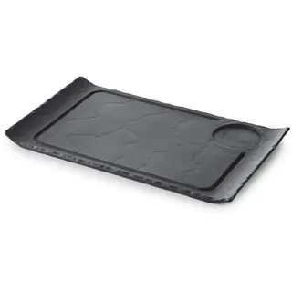 Revol Porcelaine France Burger, Schiefer, Keramik, 20x2x33 cm, Tischkultur & Servieren, Servierplatten