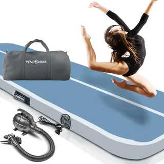 AIR Tracking TRACK Matte - aufblasbar, Tumbling Matte 10 cm - 20 cm hoch, mit elektrischer Pumpe, Farbwahl, Größe: 1 2 3 4 m Tumblingmatte, Gymnastikmatte, Turnmatte, Trainingsmatte, Fitnessmatte