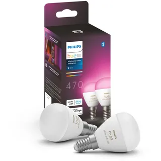 Philips LED-Lampe E14 5,1W 470 lm dimmbar 2 St.