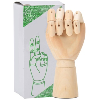 Ausgezeichnete handwerkliche Schaufensterpuppe Hand, `natürliche und umweltfreundliche Holzhand, zum Zeichnen der menschlichen Figur Massivholzdekoration