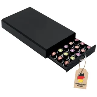 Intirilife Kapselhalter Aufbewahrungsschublade für 50 Kaffeekapseln