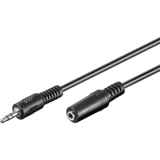 goobay Audioverlängerungskabel 3,5mm-Klinken-Stecker stereo / 3,5mm-Klinken-Buchse stereo 3m (7000937)