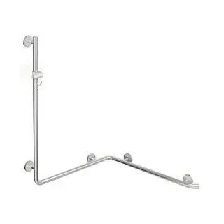 Hewi Warm Touch Duschhandlauf 950.35.22054 anthrazitgrau, 1250 x 762 x 762 mm, mit Brausestange