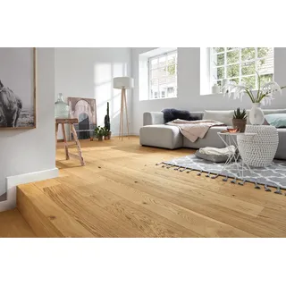 MEISTER Parkettboden MeisterParkett. longlife Landhausdiele 4V Eiche authentic 20070 gebürstet naturgeölt