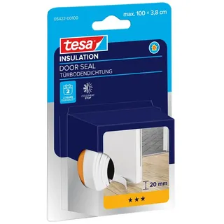 Tesa Zugluftstopper 1 m x 3,8 cm Weiß