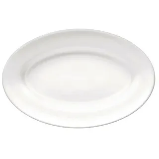 Trendy Kitchen by EXCÉLSA Fischteller "Gourmet" in Weiß - (L)36 cm
