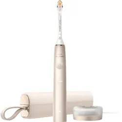 PHILIPS Sonicare HX9992/11 DiamondClean Prestige 9900 mit SenseIQ Elektrische Zahnbürste Champagner, Reinigungstechnologie: Schalltechnologie