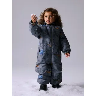NAME IT Jungen NMMSNOW10 Suit AOP FO NOOS Schneeanzug, Mockingbird/AOP:Dinosaur, 128