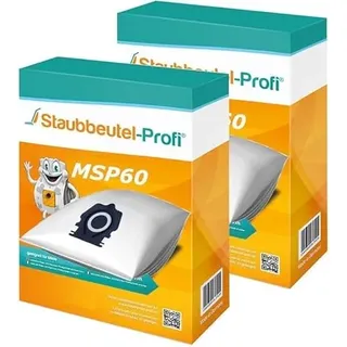 Staubsaugerbeutel MSP60 geeignet für Staubsauger Miele Guard M1 Cat & Dog PowerLine SVZF0 kompatibel mit Swirl M60 (8 Beutel) Staubbeutel-Profi