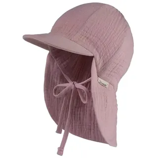 Sterntaler Sterntaler® Schirmmütze UV-Schutz 30 Schirmmütze mit Nackenschutz Musselin (1-St) grün|rosa 51 cm