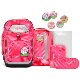 ergobag Schulranzen Neon Pack-Set 6-teilig KuntBärbuntes Einhorn