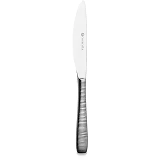 Churchill Besteck-Set Besteck Bambus Bambus Dessertmesser 20,8 cm 7,5 mm, 12 Stück, 12 Personen, Edelstahl silberfarben