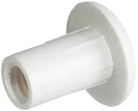 Hülsenmutter Kunststoff M6 x 15 mm, weiß