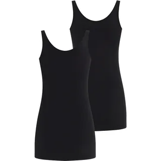 LAURA SCOTT Longtop in schwarz-schwarz | Gr.: 34